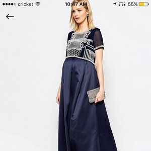 Maya Maternity (ASOS) maxi dress, size 8,